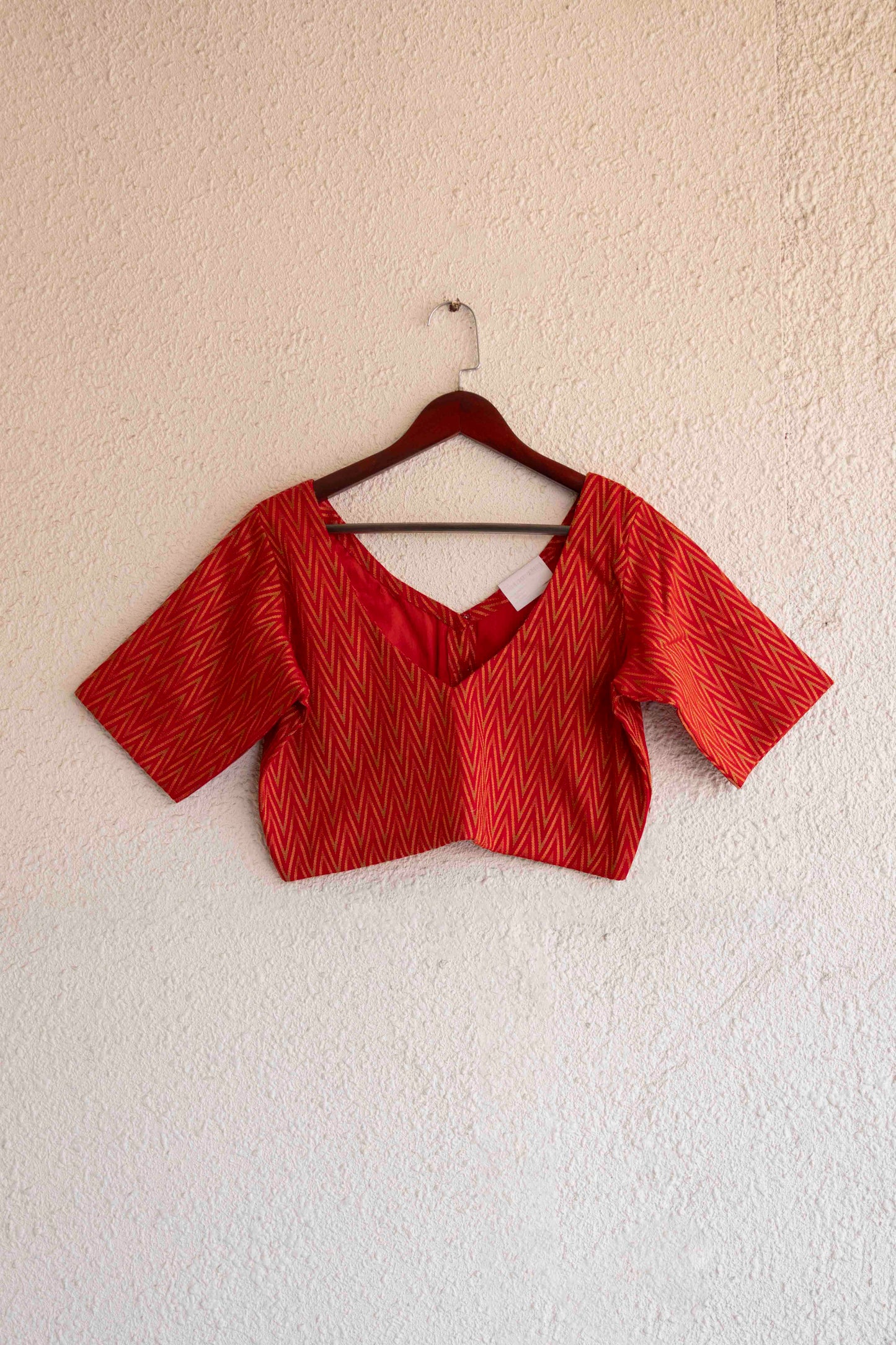 Timeless Red Ikat Blouse