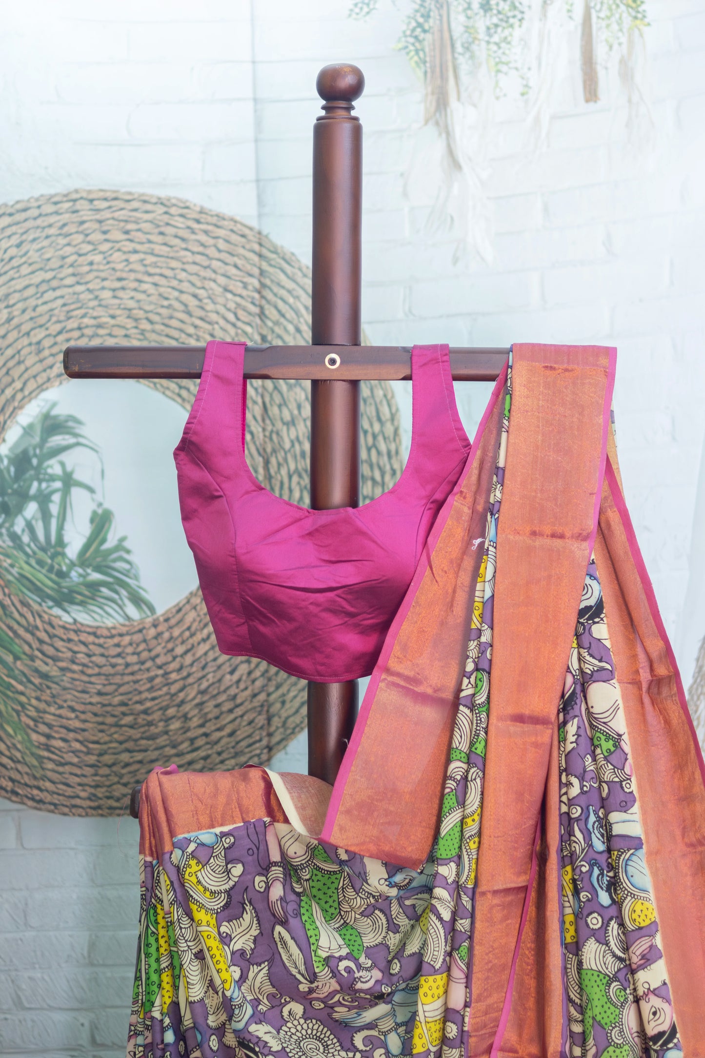 Violet Petals and Pink Tapestry