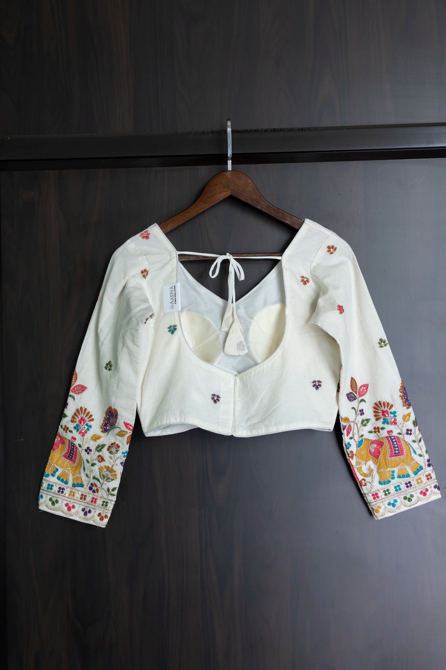 Loomed in White