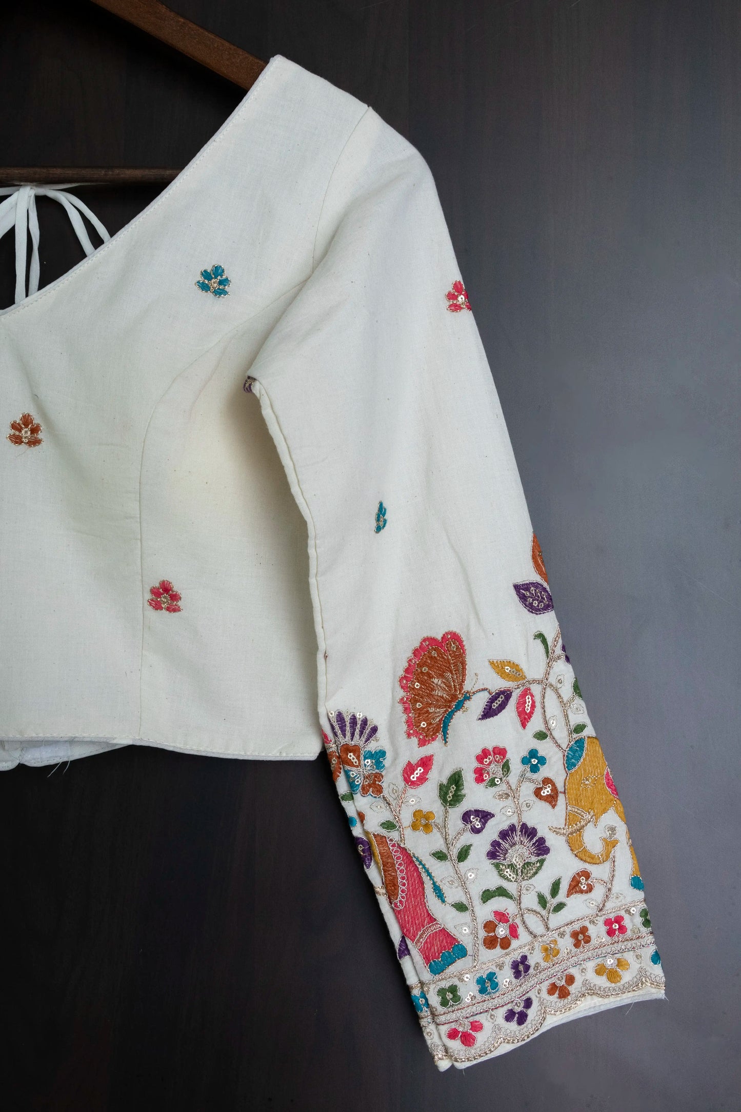Loomed in White