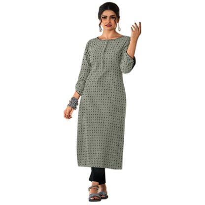 Hand Weaved Designer Round Neck Kurti with Pant