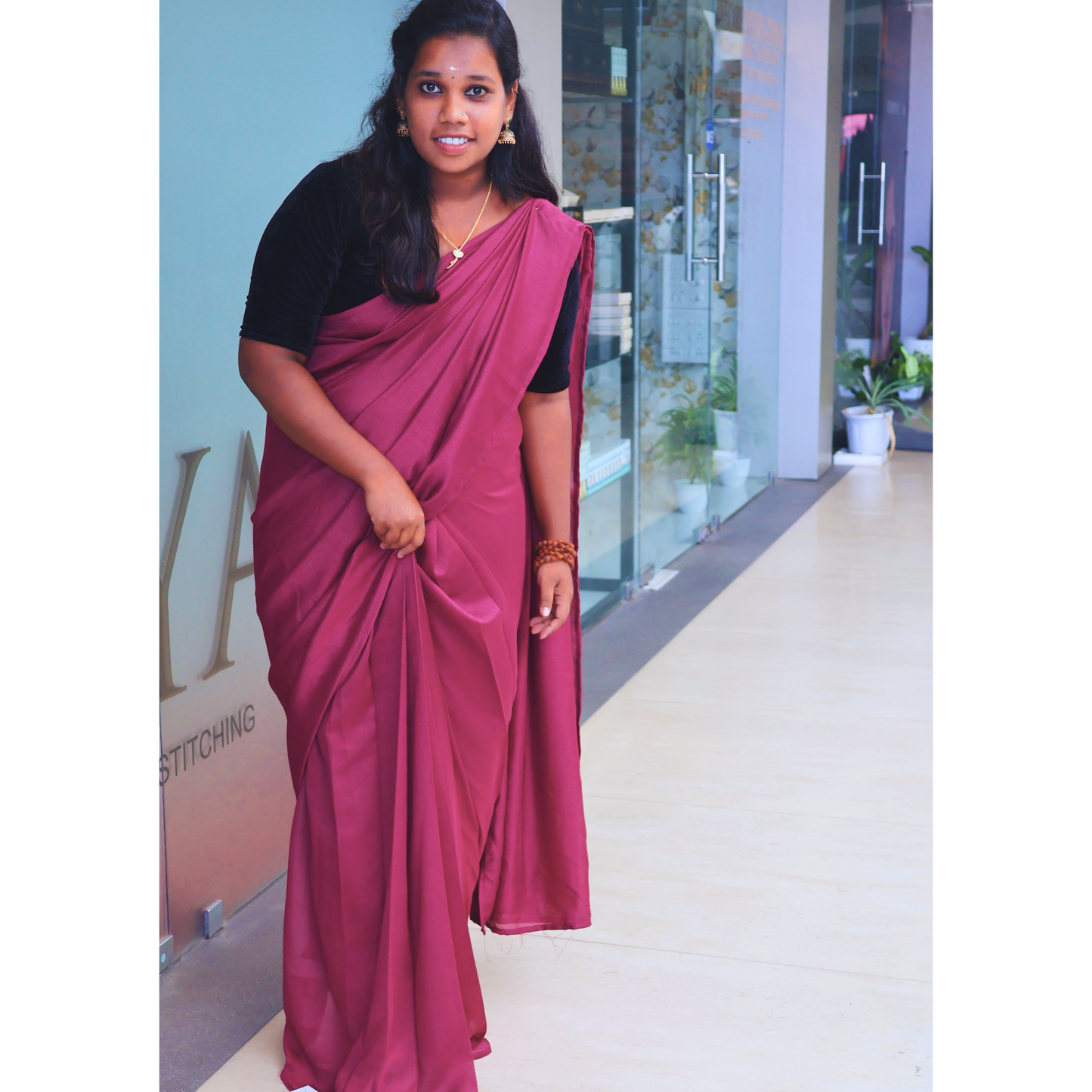 Ready To Wear Crispy Georgette Saree