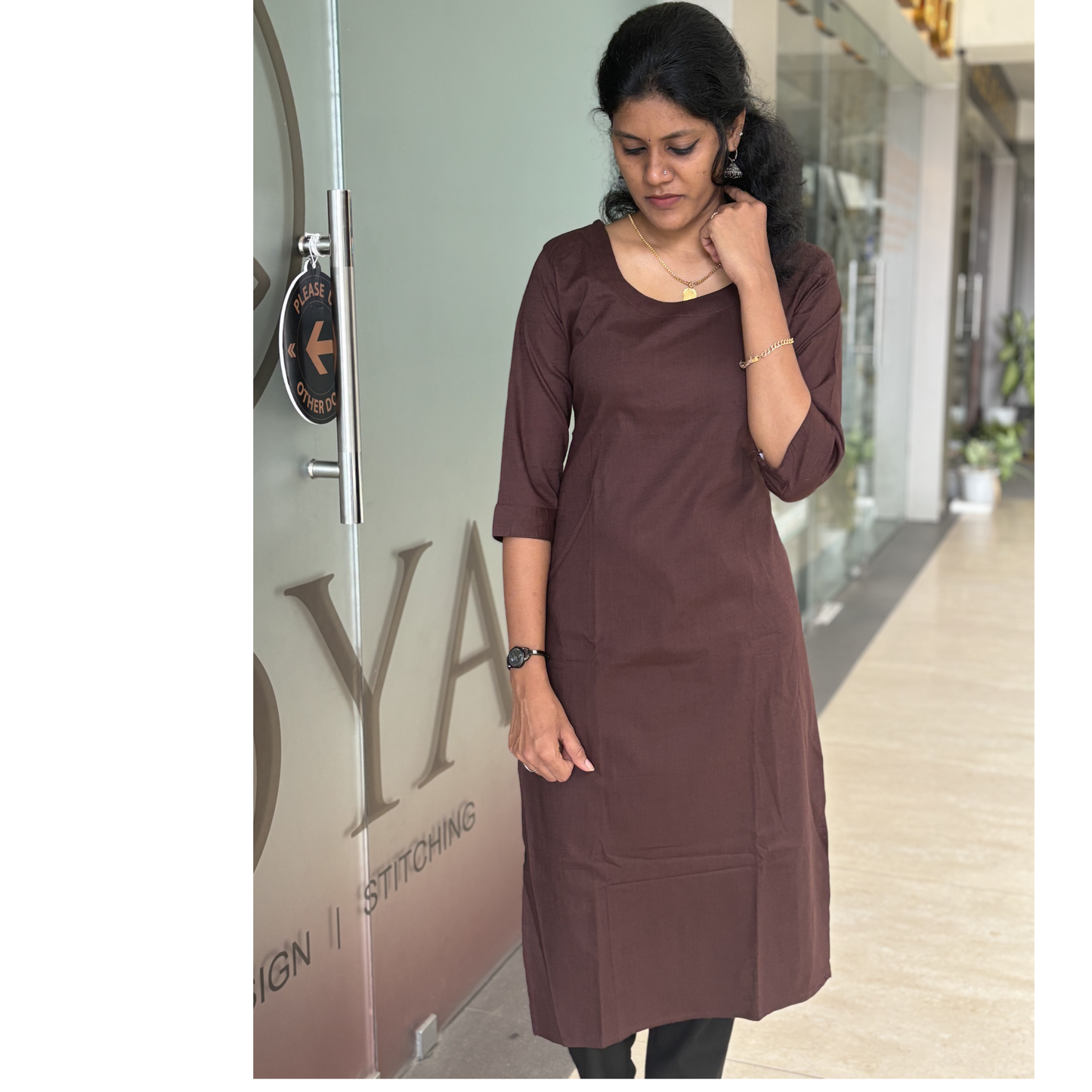 Cotton Slitted Kurti