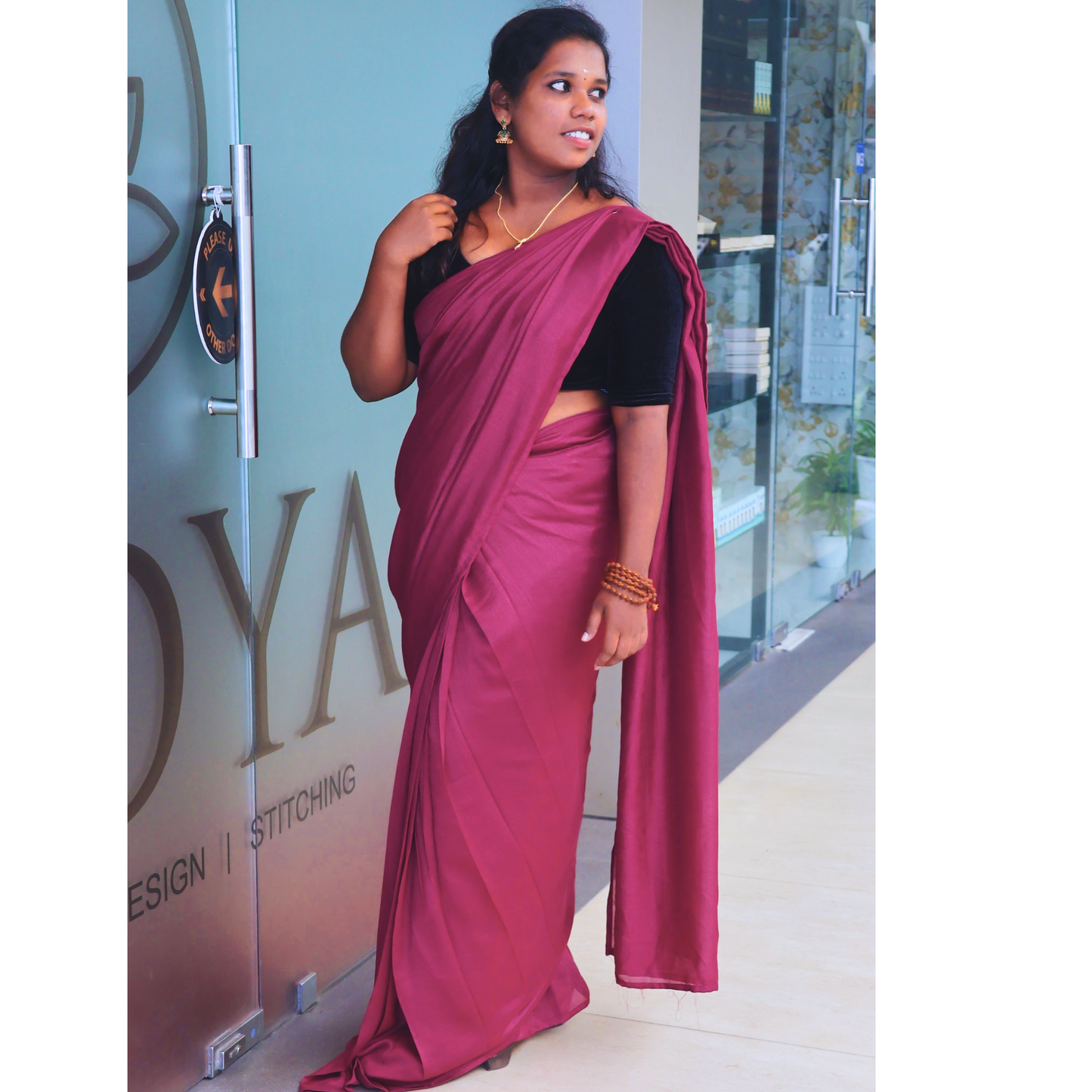 Ready To Wear Crispy Georgette Saree