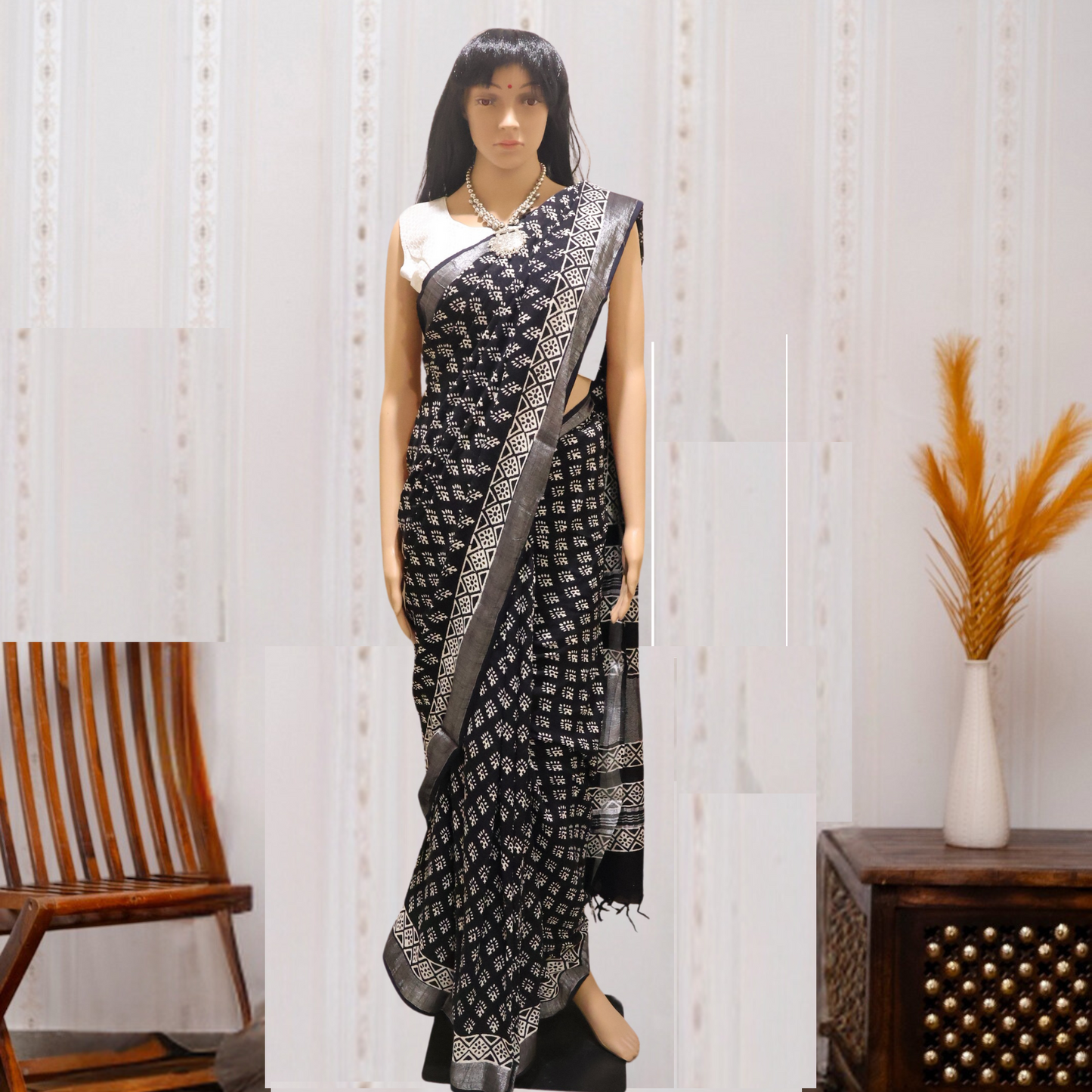 Cotton Linen Sarees