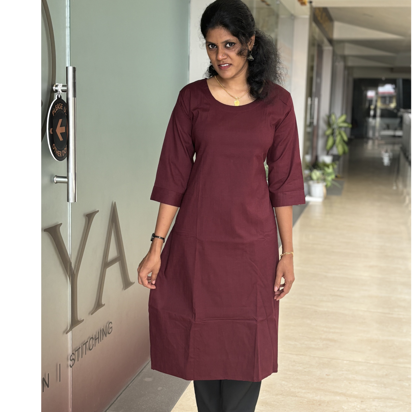 Cotton Slitted Kurti