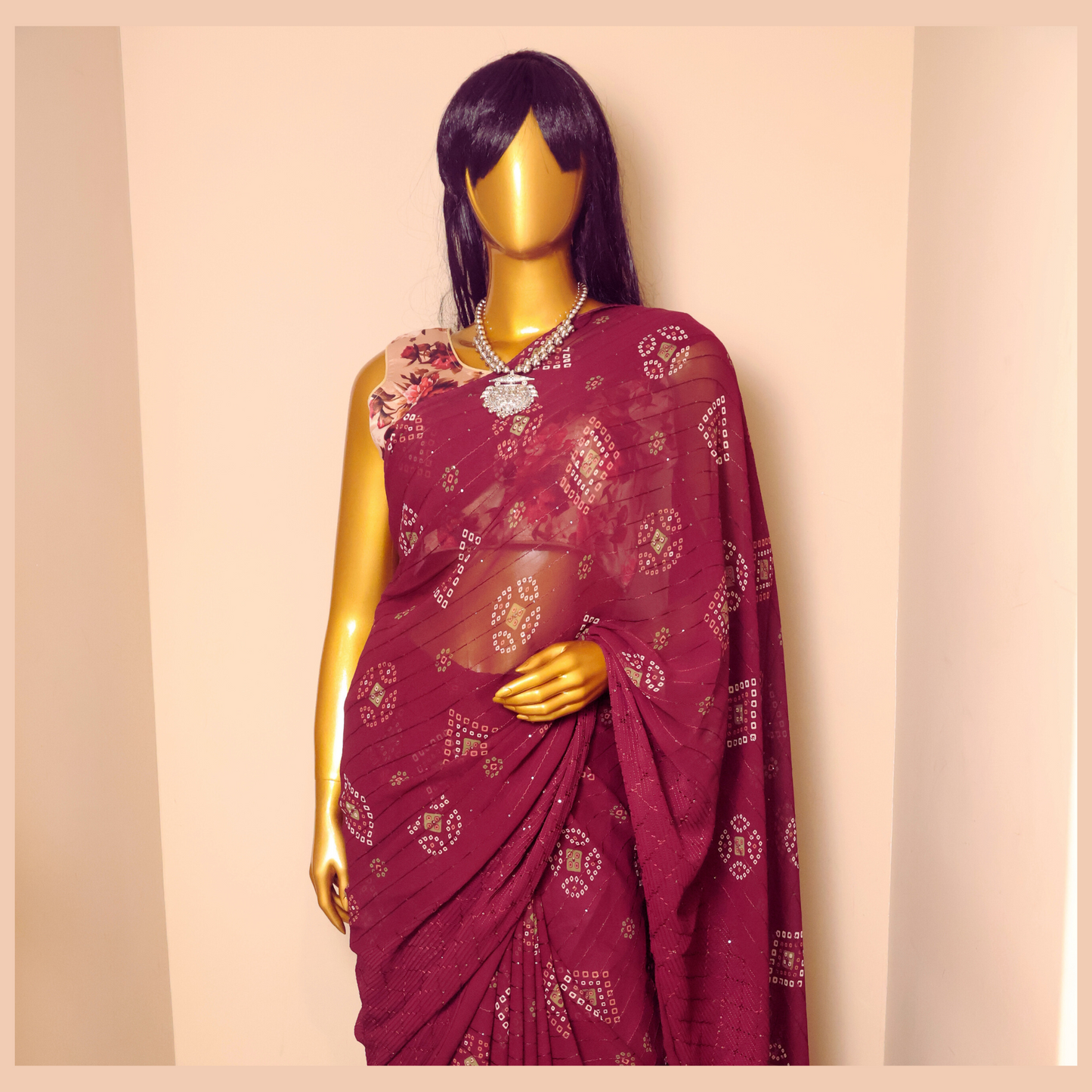 Fancy Georgette Silk Sarees