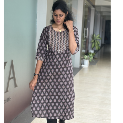 Cotton Slitted Kurti