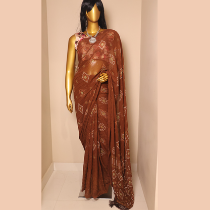 Fancy Georgette Silk Sarees