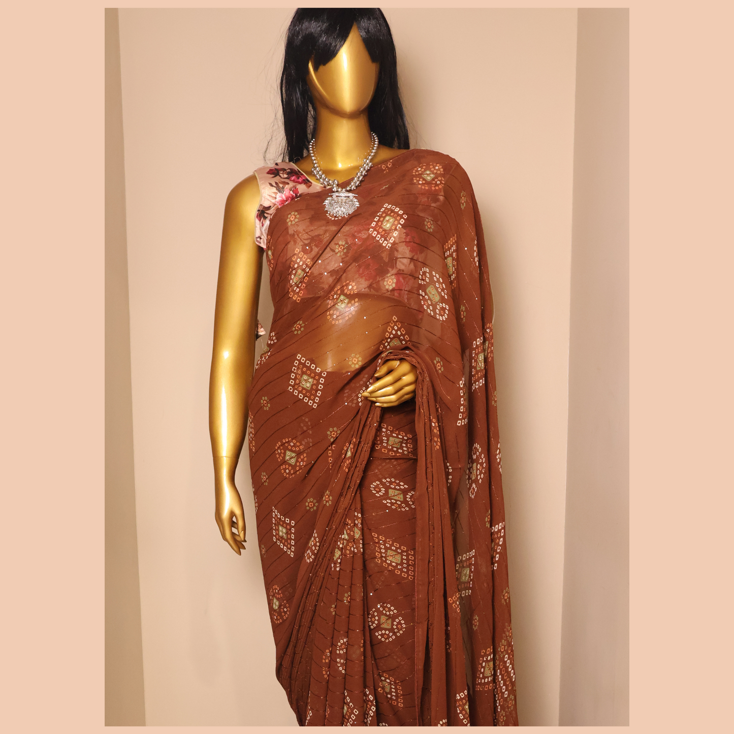 Fancy Georgette Silk Sarees