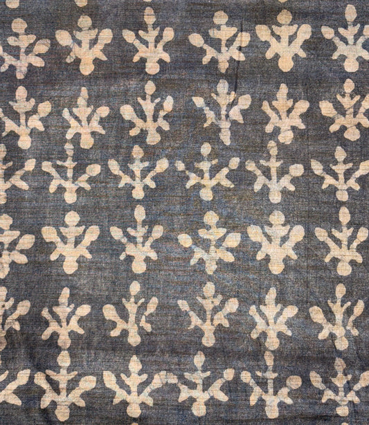 Grey Batik Bloom