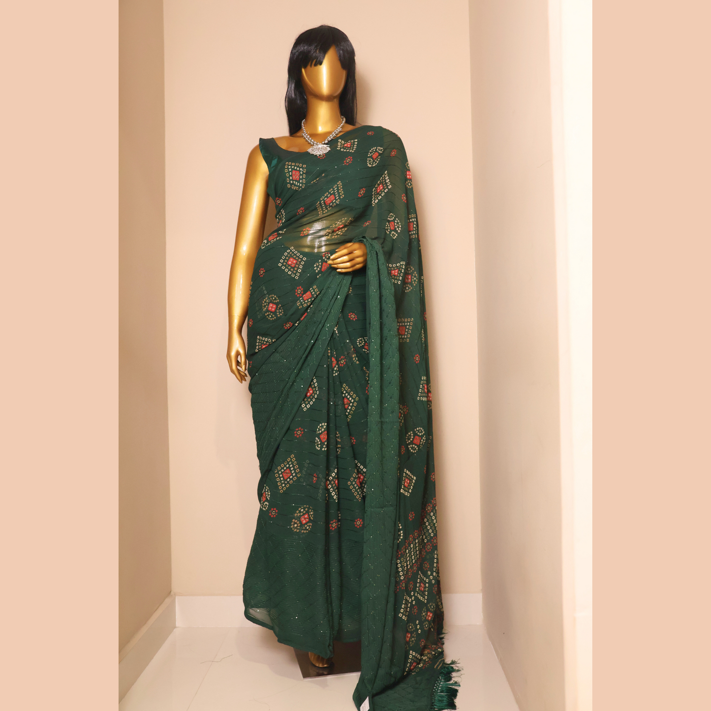 Fancy Georgette Silk Sarees