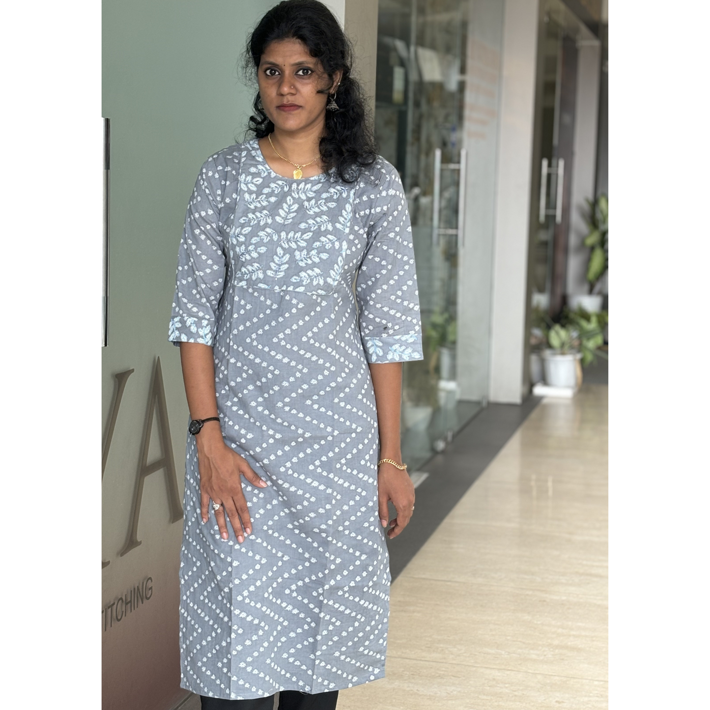 Cotton Slitted Kurti