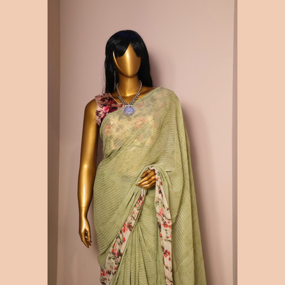 Fancy Georgette Silk Sarees