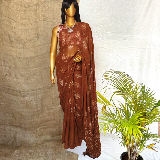 Fancy Georgette Silk Sarees