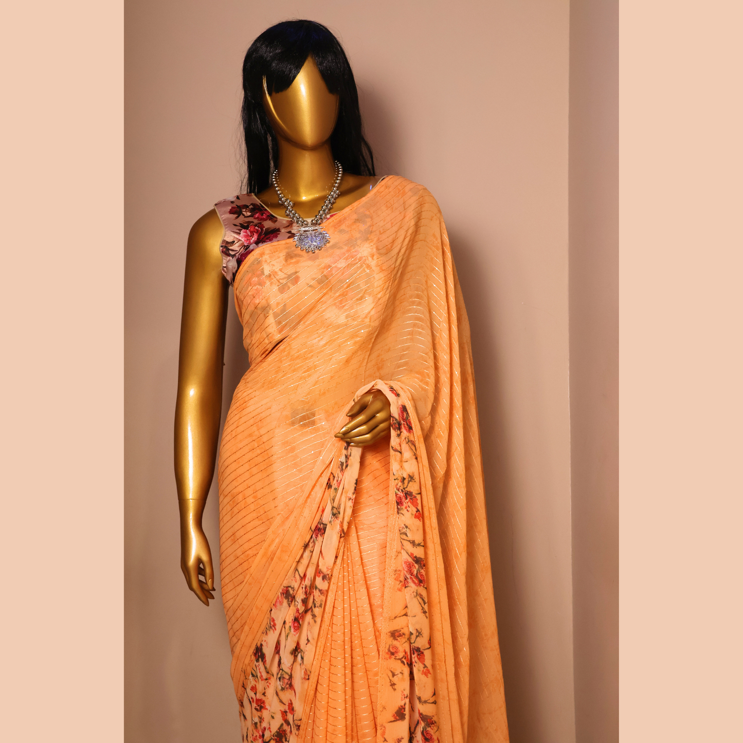 Fancy Georgette Silk Sarees