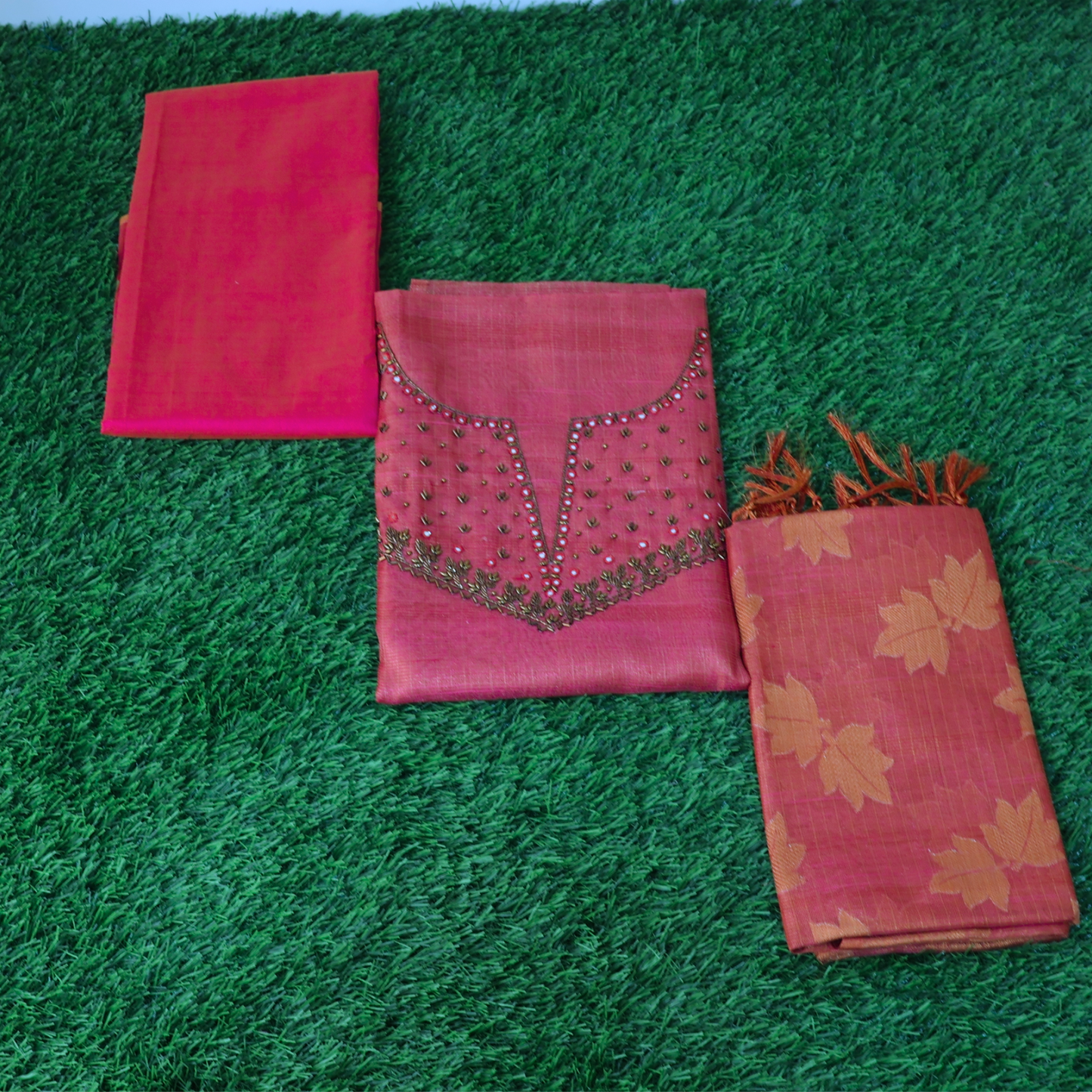 Banarasi kota Chanderi Silk Salwar Set