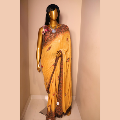 Fancy Georgette Silk Sarees