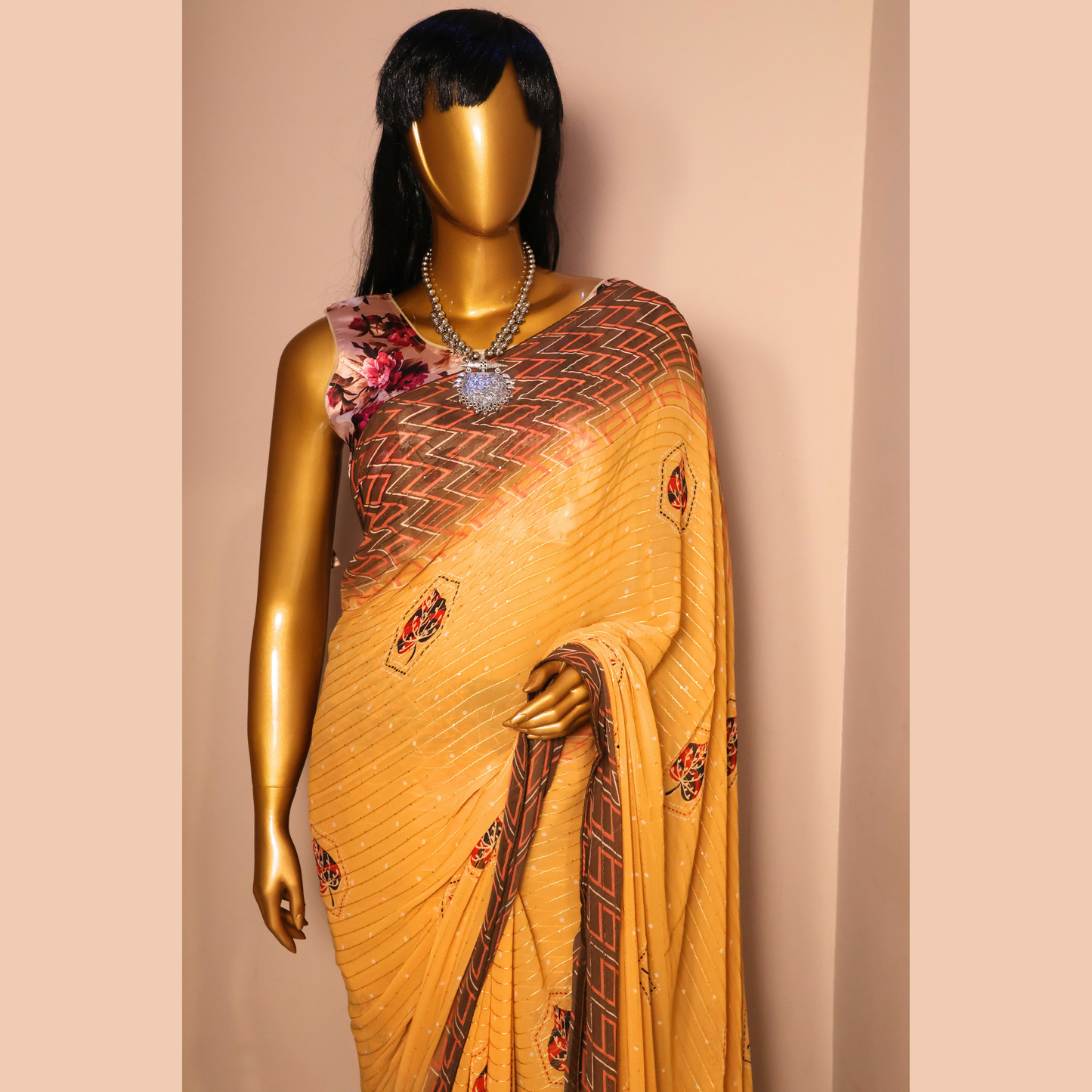 Fancy Georgette Silk Sarees