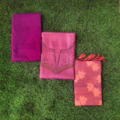 Banarasi kota Chanderi Silk Salwar Set