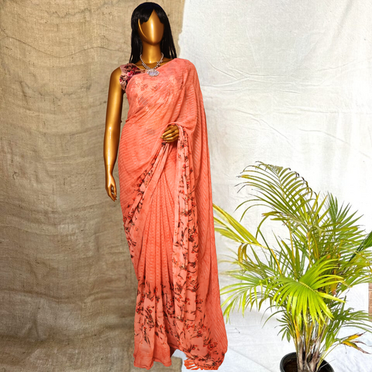 Fancy Georgette Silk Sarees