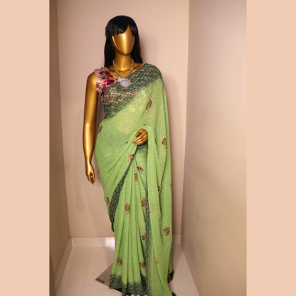 Fancy Georgette Silk Sarees