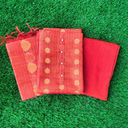 Banarasi kota Chanderi Silk Salwar Set