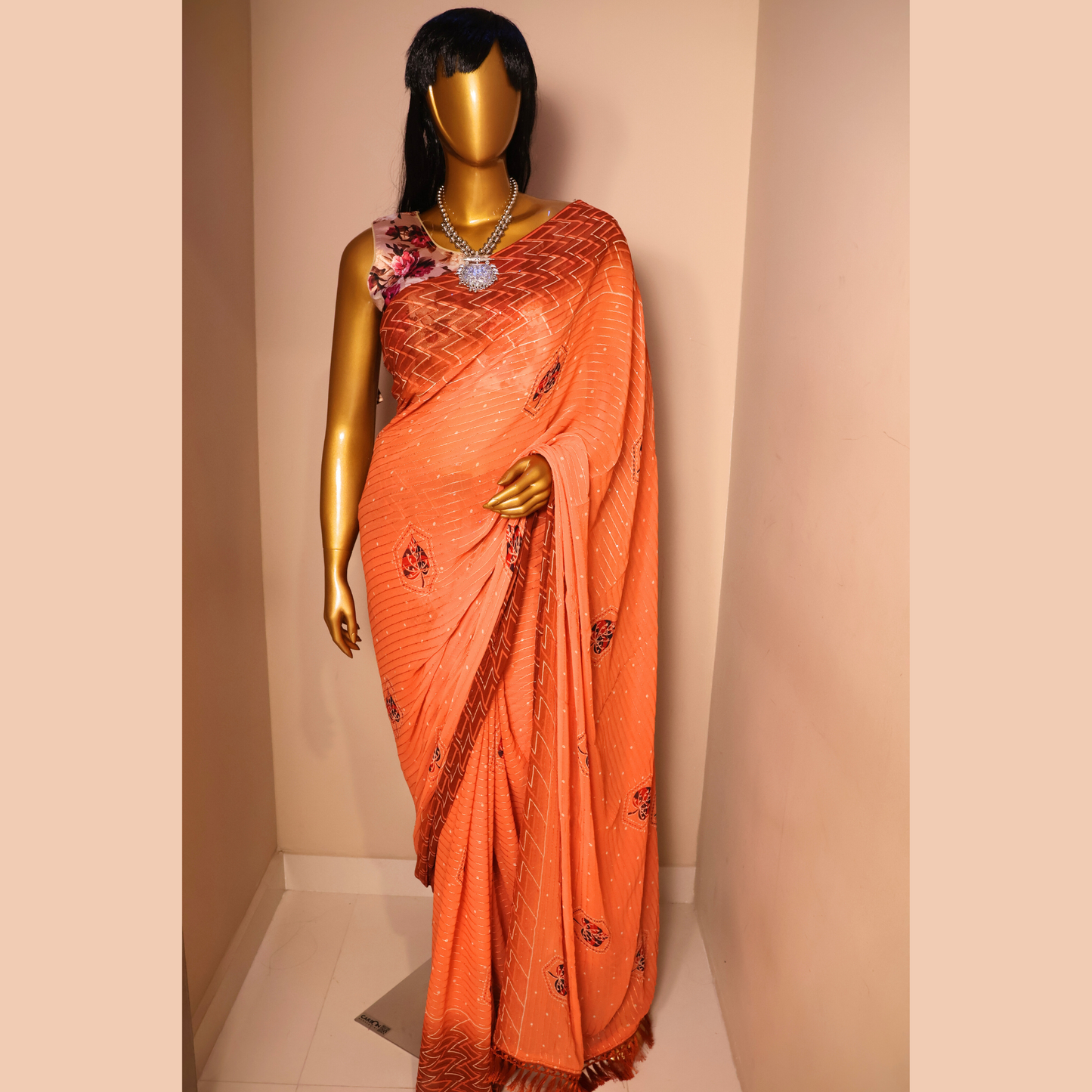 Fancy Georgette Silk Sarees