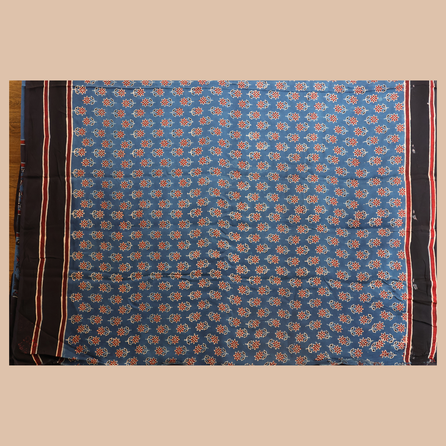 Modal  Silk Sarees-Blue Stripe Saree