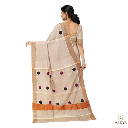 Kuthampully CopperTissue Saree