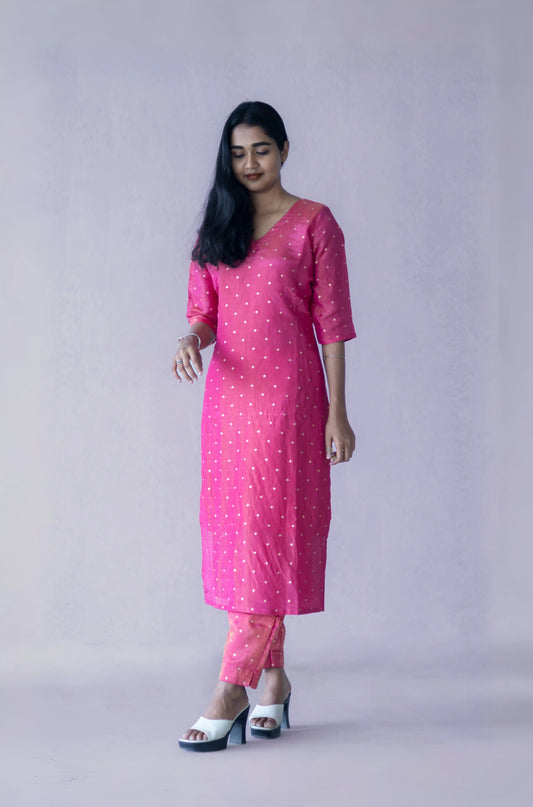 Sunkissed Rose Kurti Set