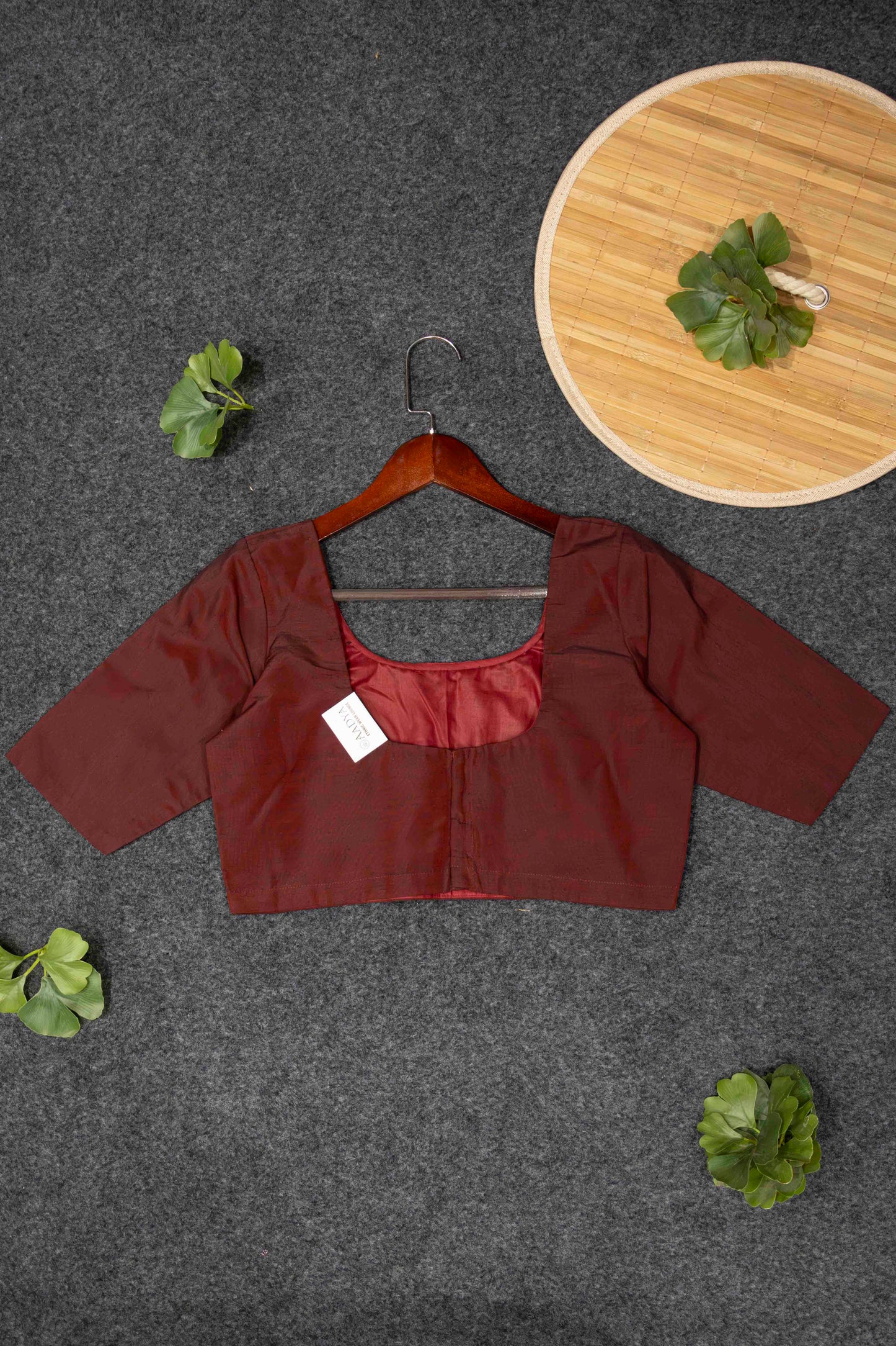 Maroon Elegance (Blouse)