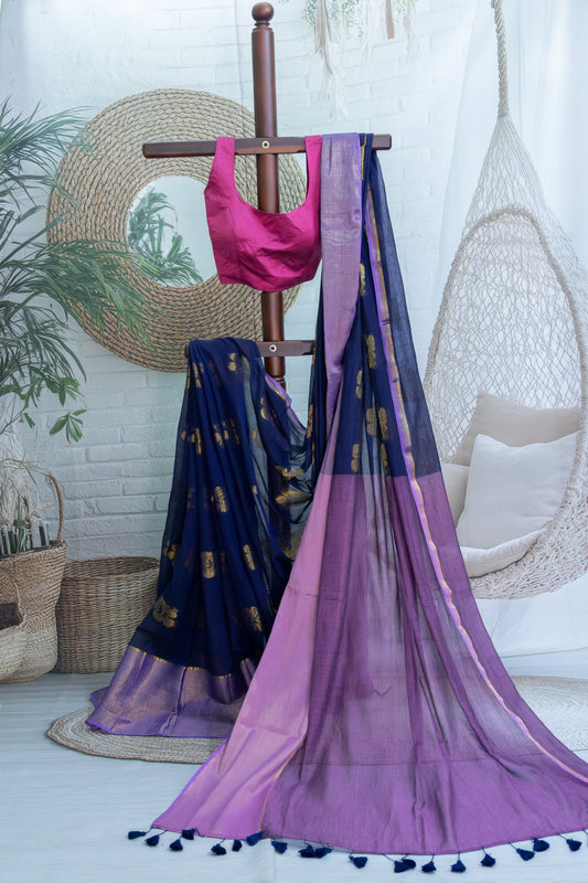 Azure Hibiscus Veil