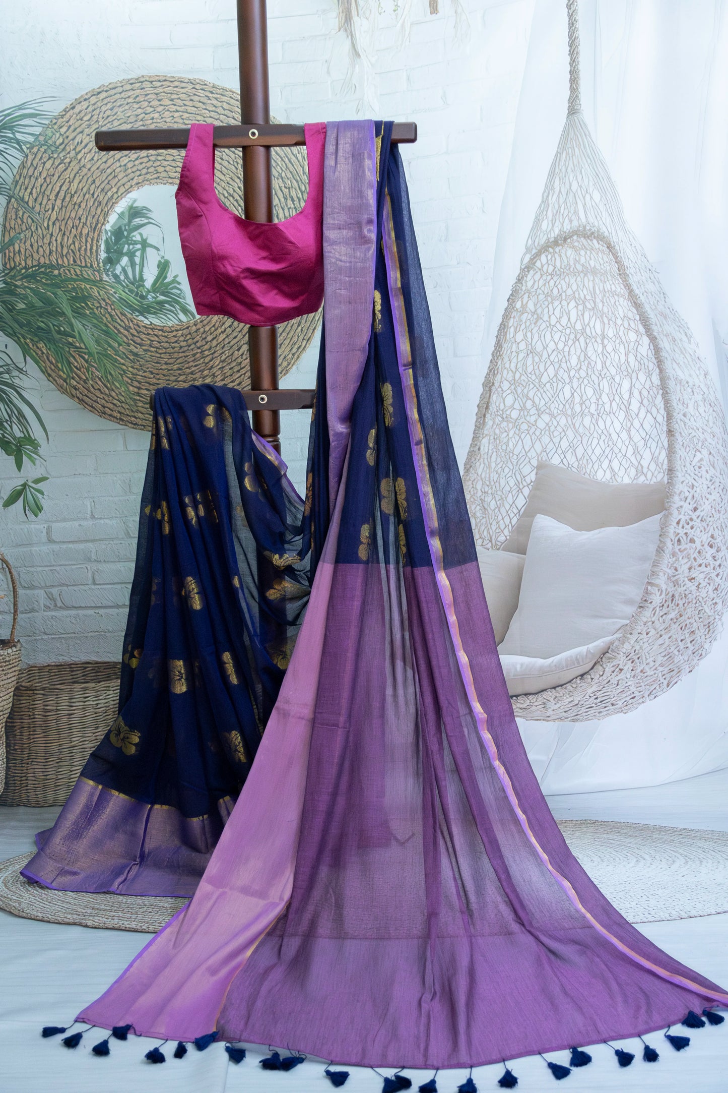 Azure Hibiscus Veil