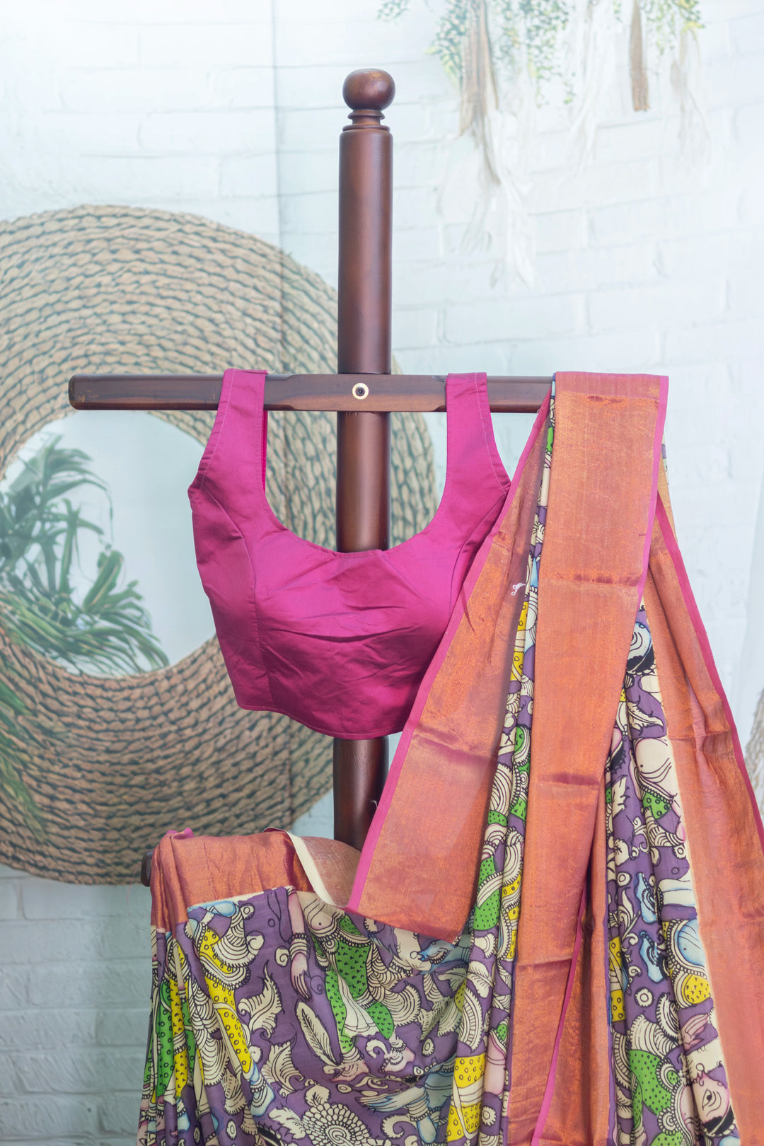 Violet Petals and Pink Tapestry