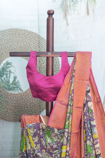 Violet Petals and Pink Tapestry