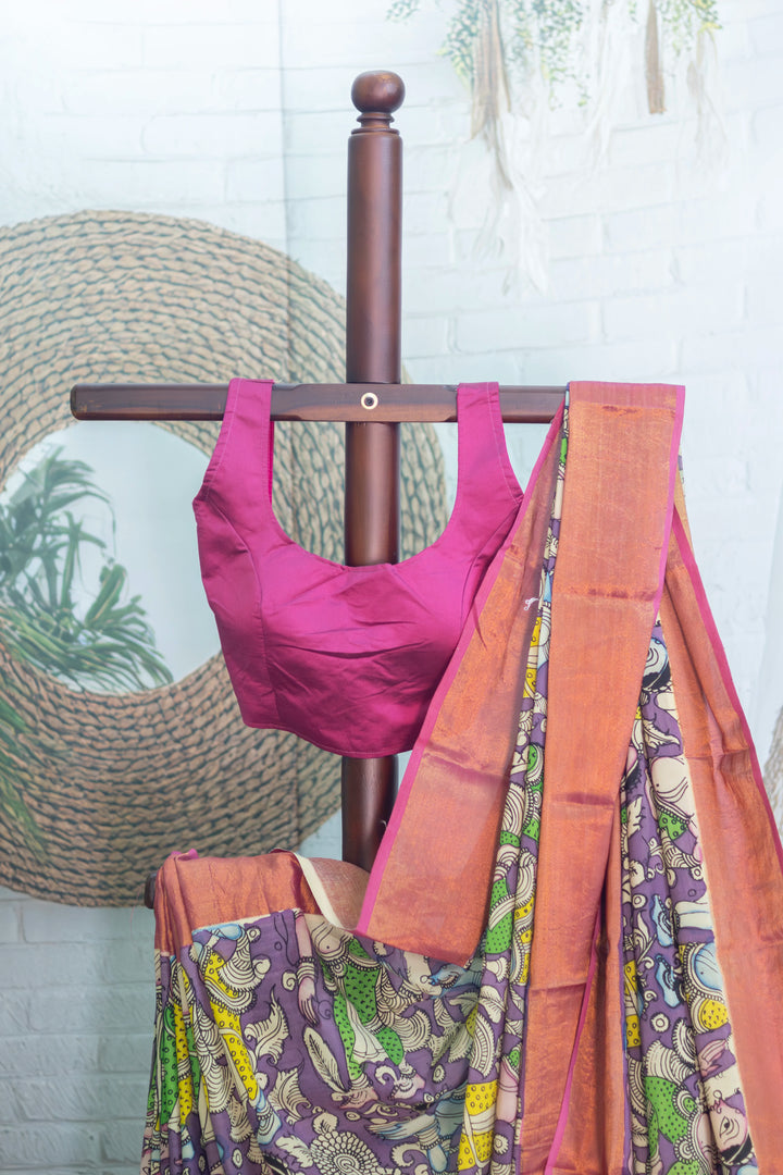 Violet Petals and Pink Tapestry