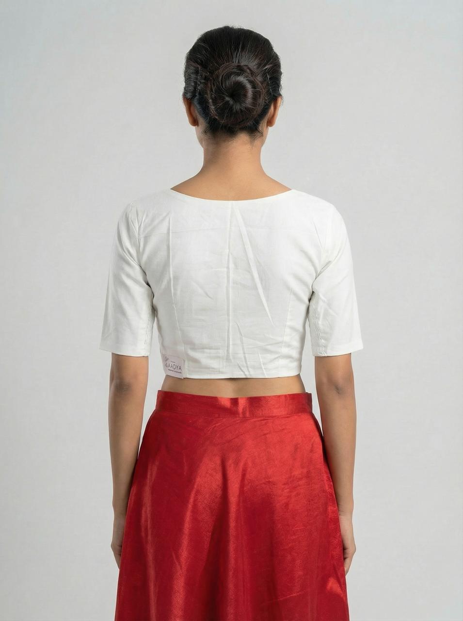 Luxe White | StretchFit  with Side Seam