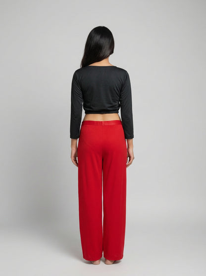 Full Elastic Lycra Blouse | Black | 3/4th Sleeves