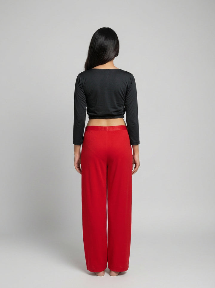 Full Elastic Lycra Blouse | Black | 3/4th Sleeves