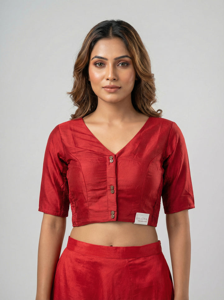 Luxe Maroon | StretchFit  with Side Seam