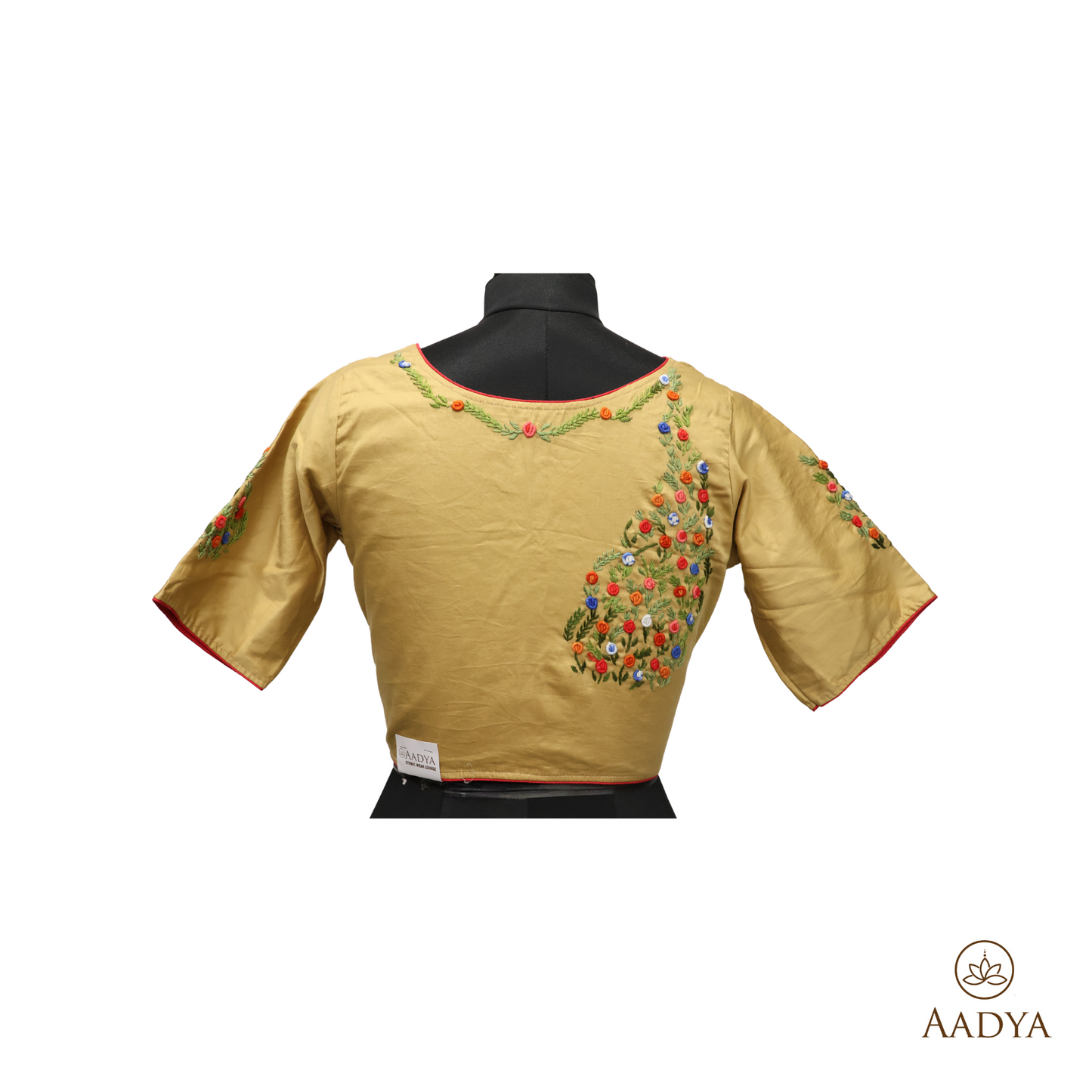 Readymade Blouse With Hand Embroidery Work