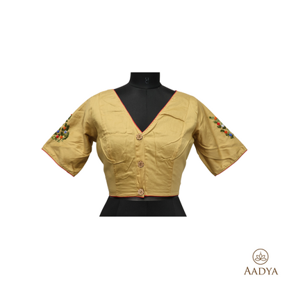 Readymade Blouse With Hand Embroidery Work