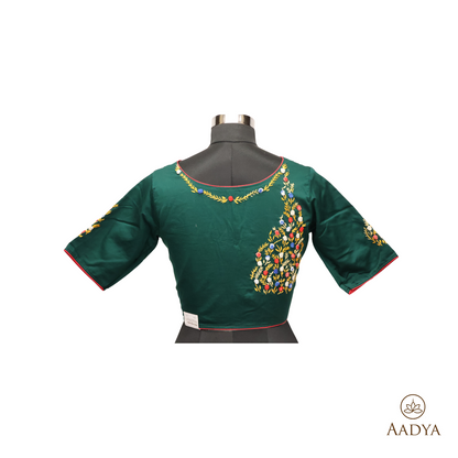 Readymade Blouse With Hand Embroidery Work