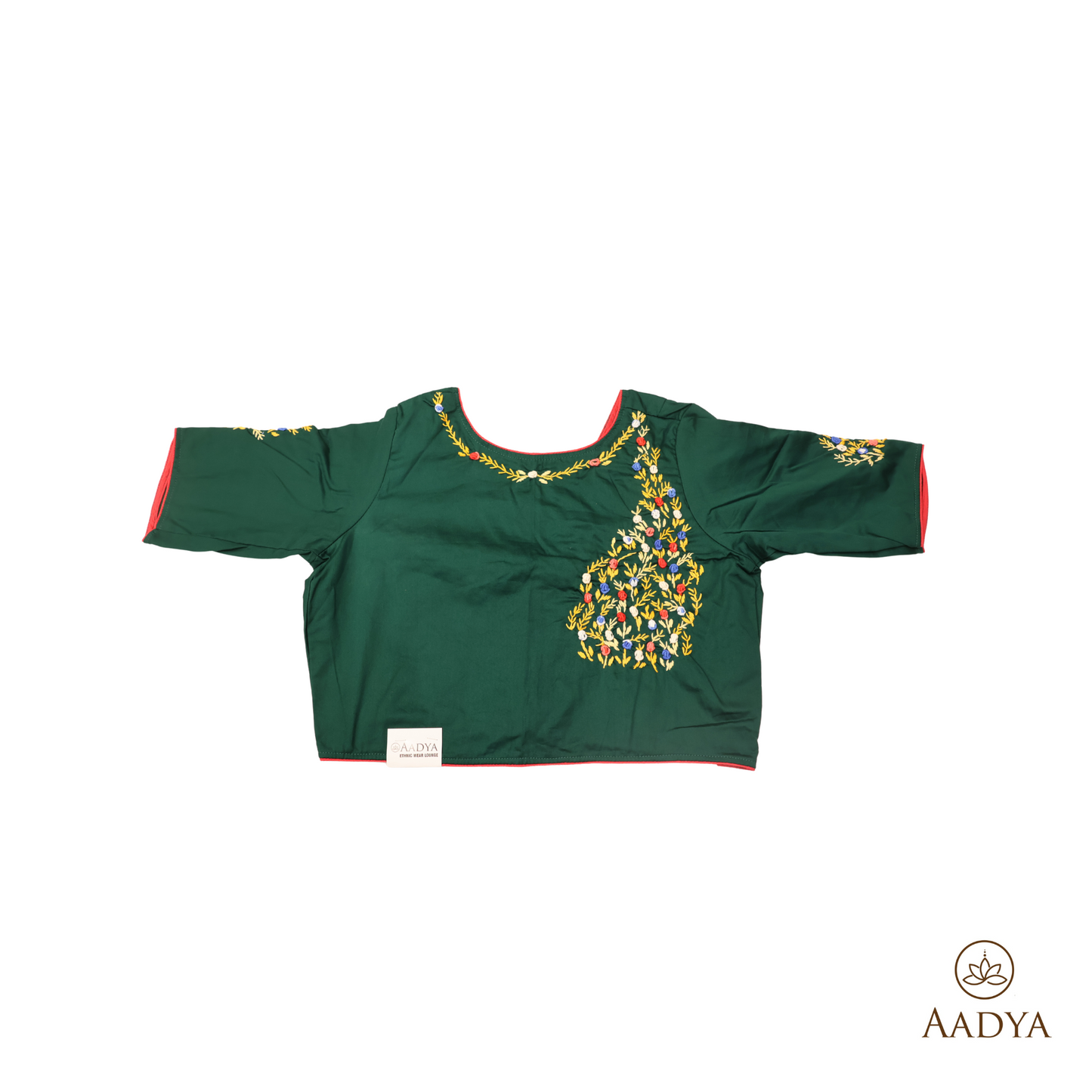 Readymade Blouse With Hand Embroidery Work