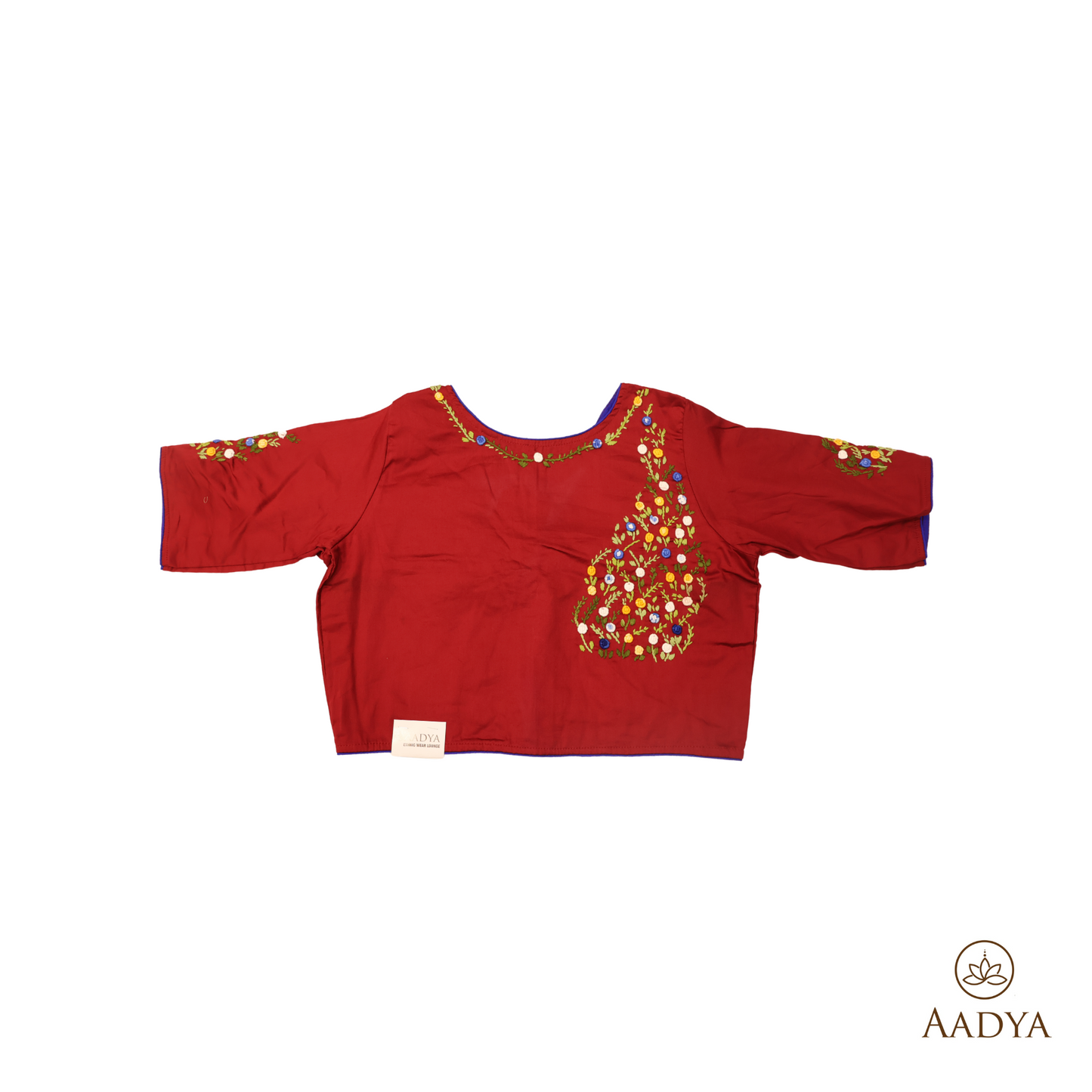 Readymade Blouse With Hand Embroidery Work