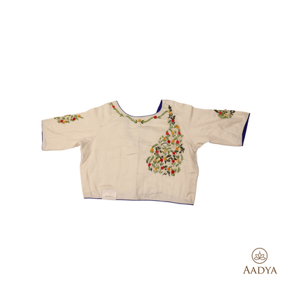 Readymade Blouse With Hand Embroidery Work