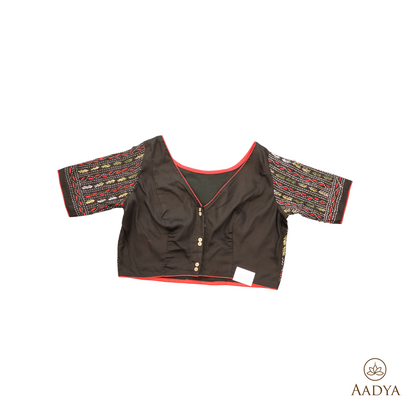 Readymade Blouse With Kantha Work