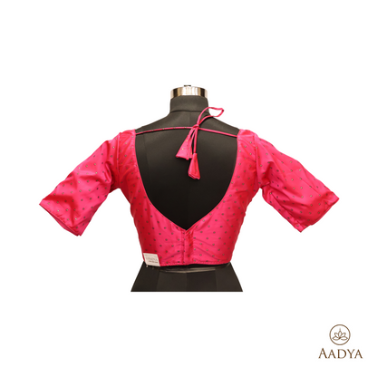 Readymade Satin Silk Butti Blouse