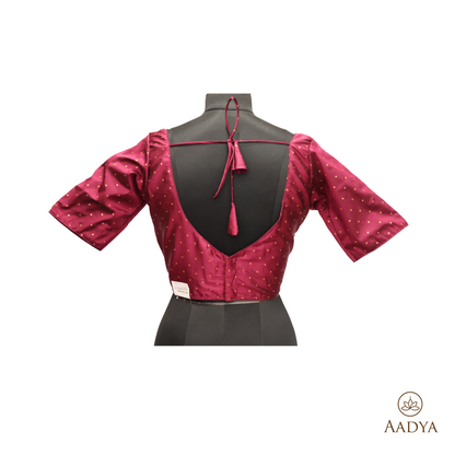 Readymade Satin Silk Butti Blouse